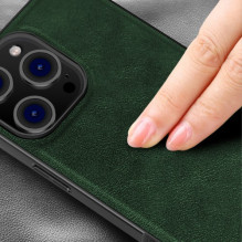Dėklas X-Level 'Earl III Collection' skirtas Apple iPhone 16 Pro Max tamsiai žalias