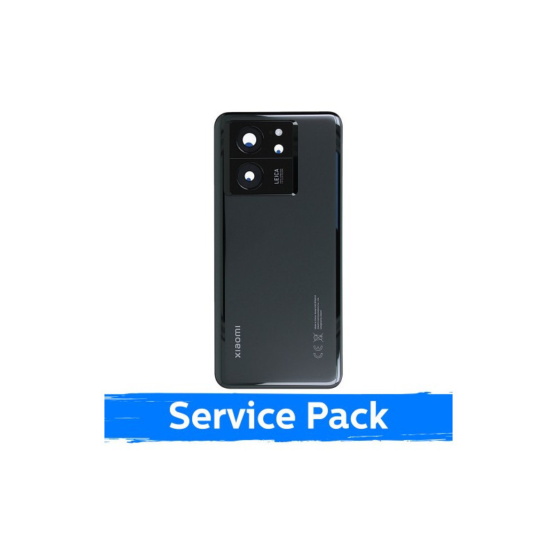 Galinis dangtelis skirtas Xiaomi 13T / Black / (Service Pack)