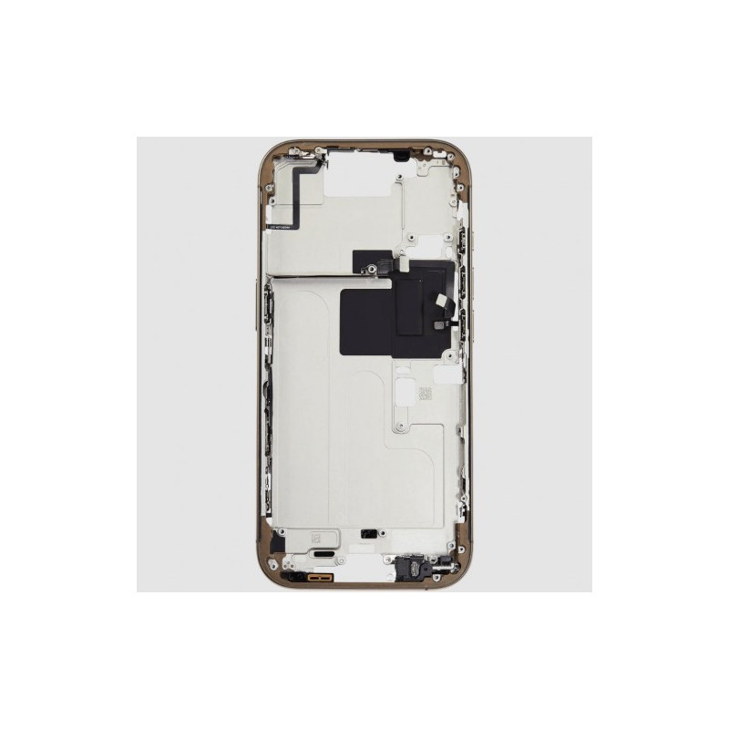 Korpusas skirtas iPhone 16 Pro Max vidinis (vidurinis) korpusas / Desert Titanium / OEM