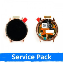 Screen for Samsung Watch Active 40mm with frame / Gold / (Service Pack)