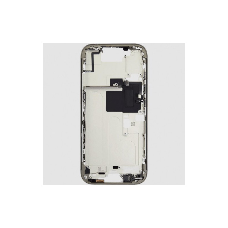 Korpusas skirtas iPhone 16 Pro Max vidinis (vidurinis) korpusas / Natural Titanium / OEM