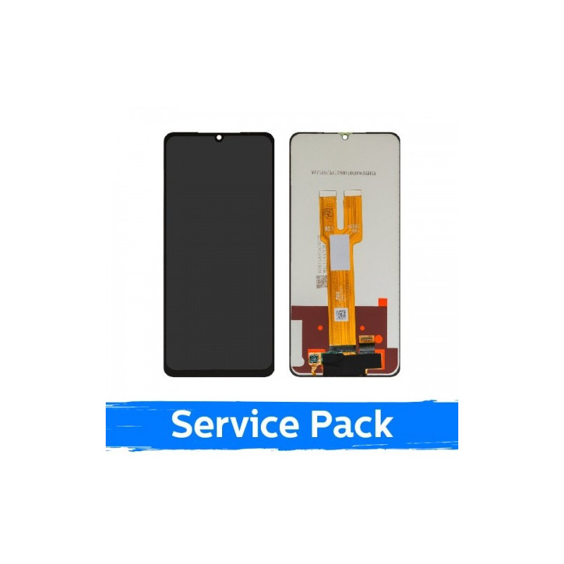 Ekranas skirtas Samsung A066 A06 5G / M066 M06 5G juodas (Service Pack / Aftermarket)(NF version)