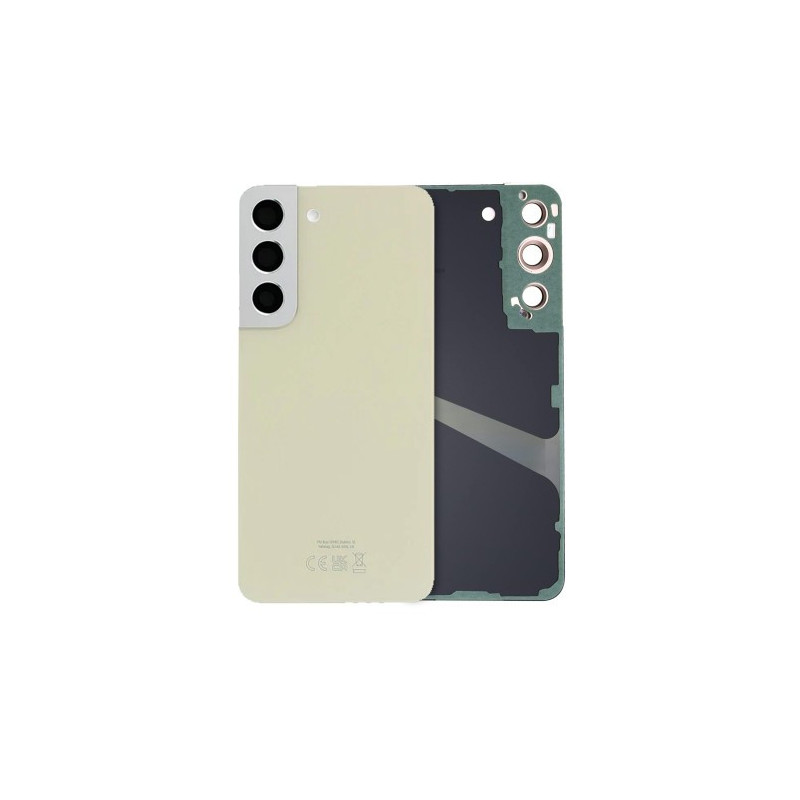 Galinis dangtelis skirtas Samsung S901 S22 / Cream / (su kameros stikliuku) OEM