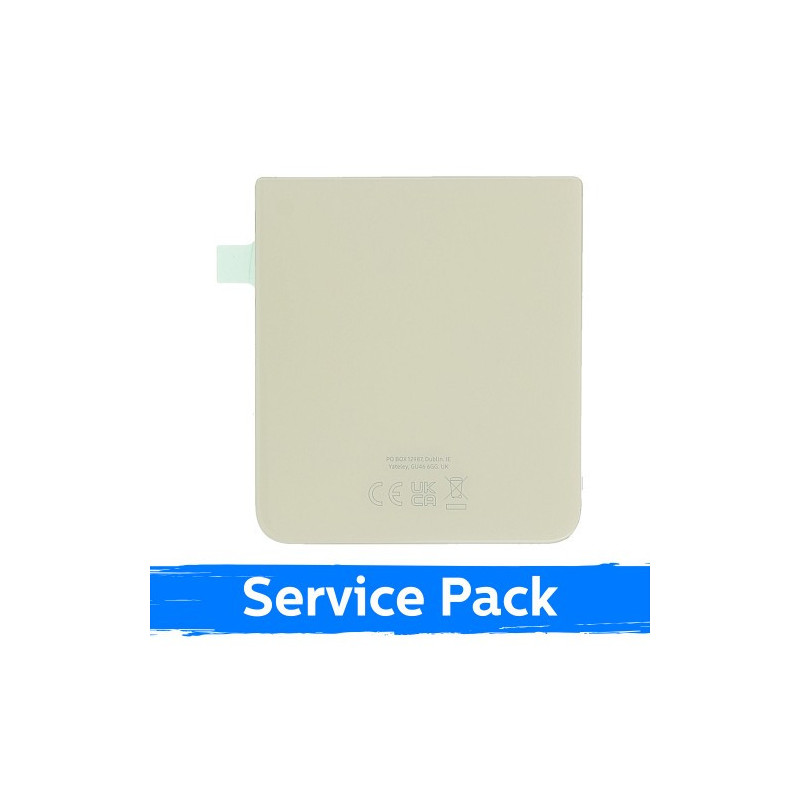 Galinis dangtelis skirtas Samsung F711 Z Flip3 / Cream / (Service Pack)