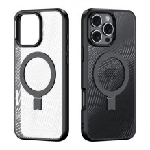 Dėklas Dux Ducis "Aimo Magnetic Stand" skirtas Apple iPhone 17 juodas Dėklas Dux Ducis "Aimo Magnetic Stand" skirtas Apple iPhone 17 juodas