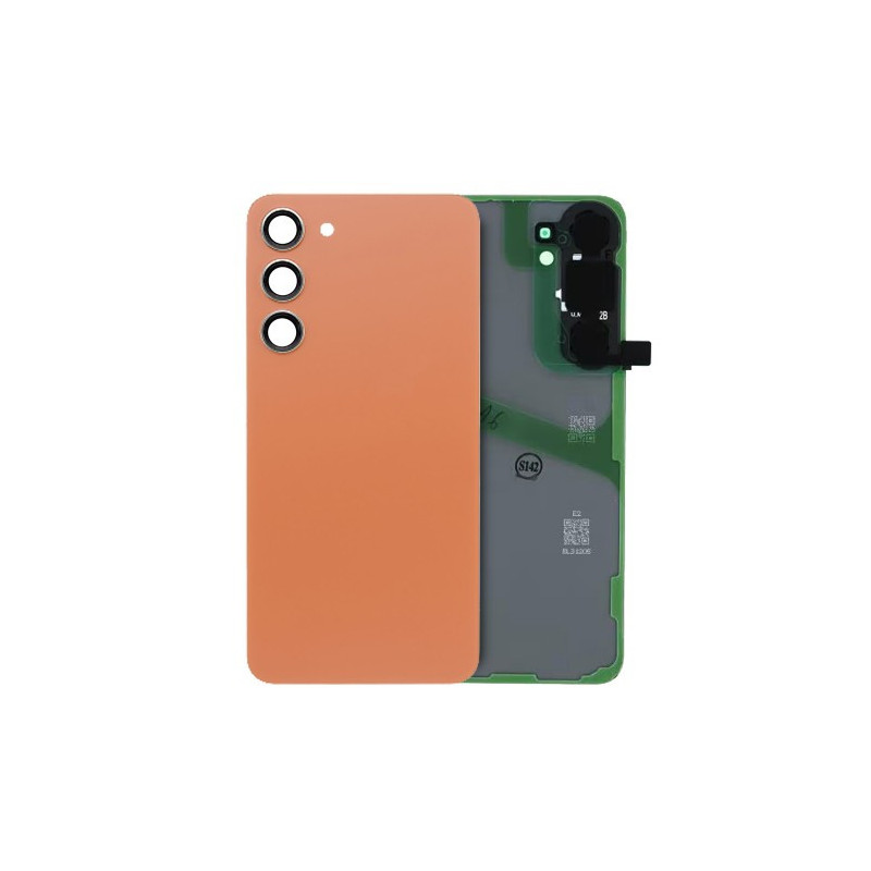 Galinis dangtelis skirtas Samsung S926 S24 Plus / Sandstone Orange / (su kameros stikliuku) OEM
