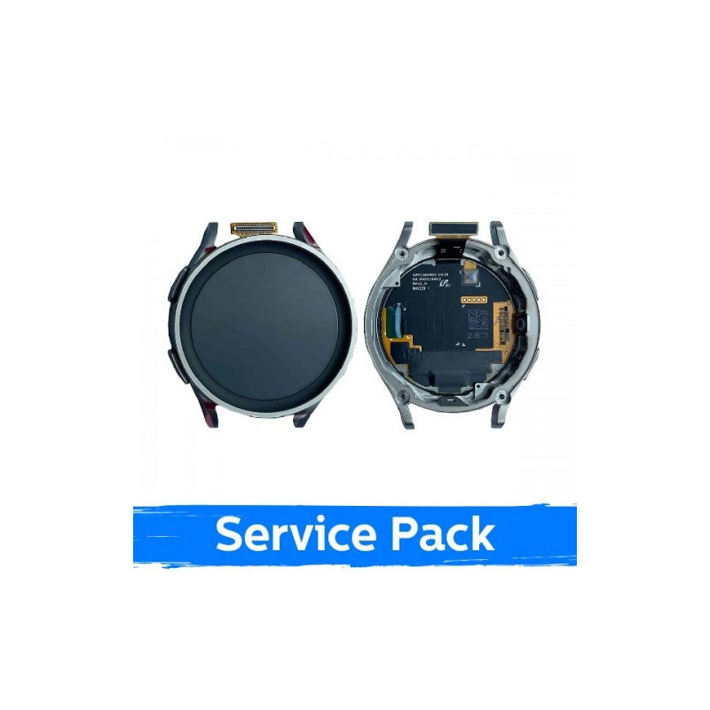 Ekranas skirtas Samsung R920 Watch 5 Pro 45mm su rėmeliu / Gray Titanium / (Service Pack)