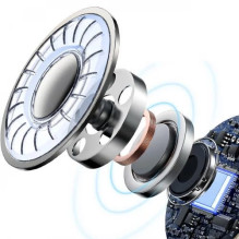 Bevielės ausinės Acefast 'H2' baltos (Bluetooth 5.3 / Active Noise Cancellation)