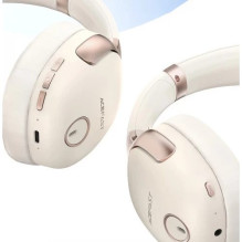 Bevielės ausinės Acefast 'H2' baltos (Bluetooth 5.3 / Active Noise Cancellation)