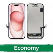 Screen for iPhone 15 black (INCELL / Economy) / *Removable IC* /