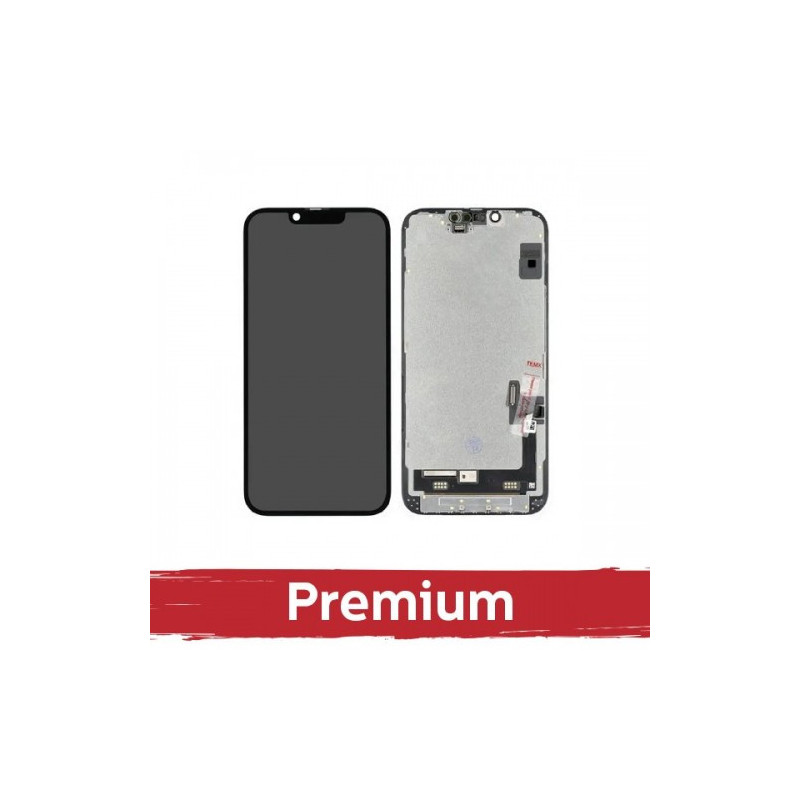 Ekranas skirtas iPhone 15 juodas (Hard OLED / Premium) / *Removable IC* /