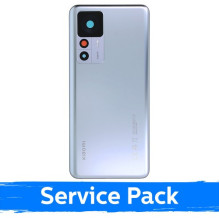 Back cover for Xiaomi 12T / Silver / (Service Pack)