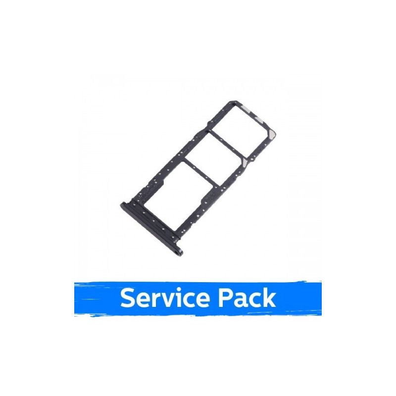 SIM tray for Samsung A057 A05s SIM card tray / Black / (Service Pack)