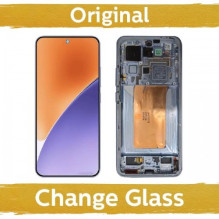 Ekranas skirtas Xiaomi 15 su rėmeliu / Black / (Atnaujintas: China)