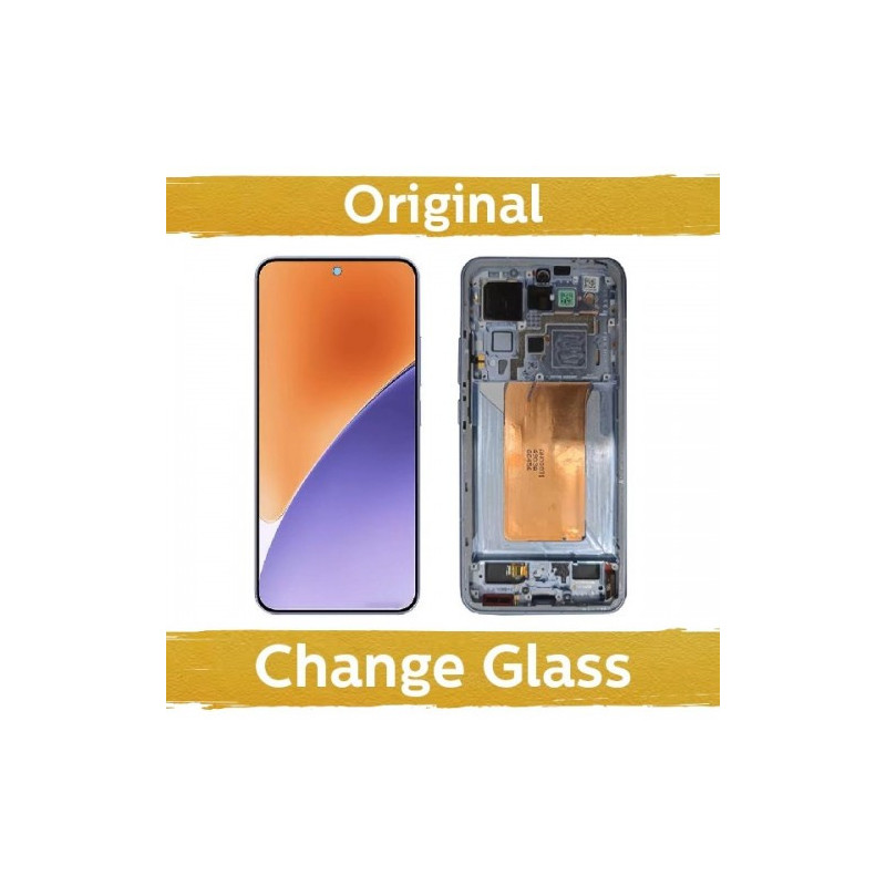 Ekranas skirtas Xiaomi 15 su rėmeliu / Black / (Atnaujintas: China)