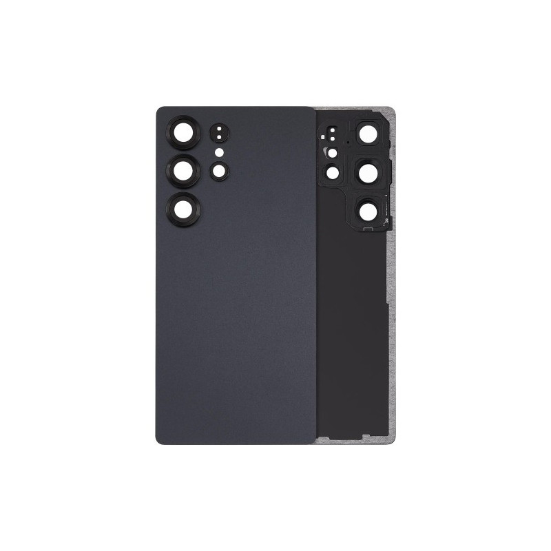 Galinis dangtelis skirtas Samsung S938 S25 Ultra / Titanium Jet Black / (su kameros stikliuku) OEM