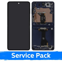 Screen for Samsung F766 Z Flip7 (INNER) with frame / Blue Shadow / (Service Pack)