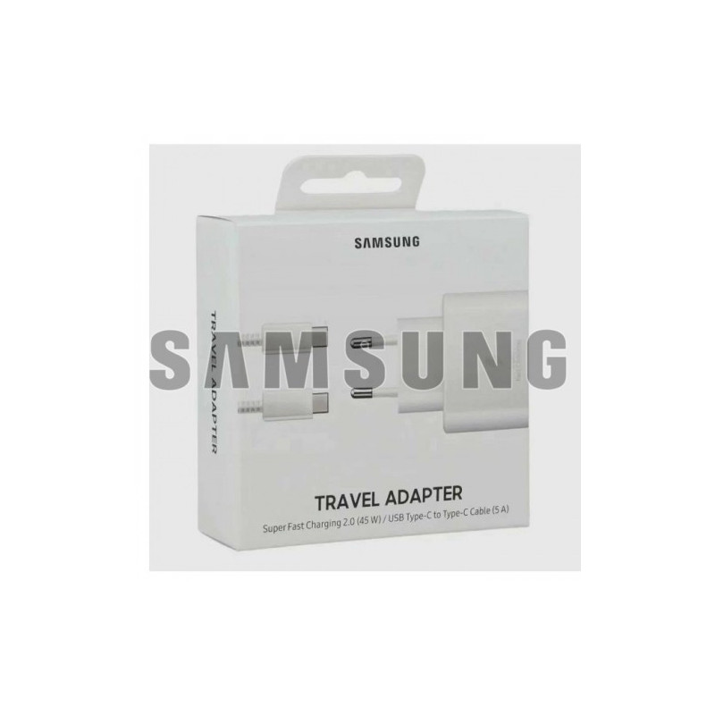 Įkroviklis Samsung EP-TA845 baltas 45W (incl. packing) + Type-C 180cm laidas / 100% Genuine /