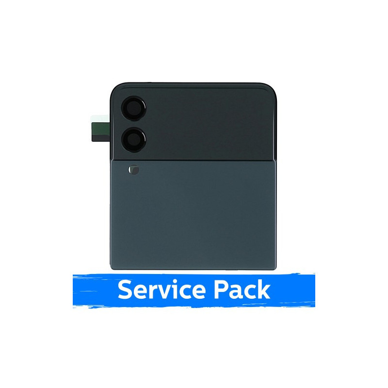 Ekranas skirtas Samsung F711 Z Flip3 (OUTER) su rėmeliu / Green / (Service Pack)