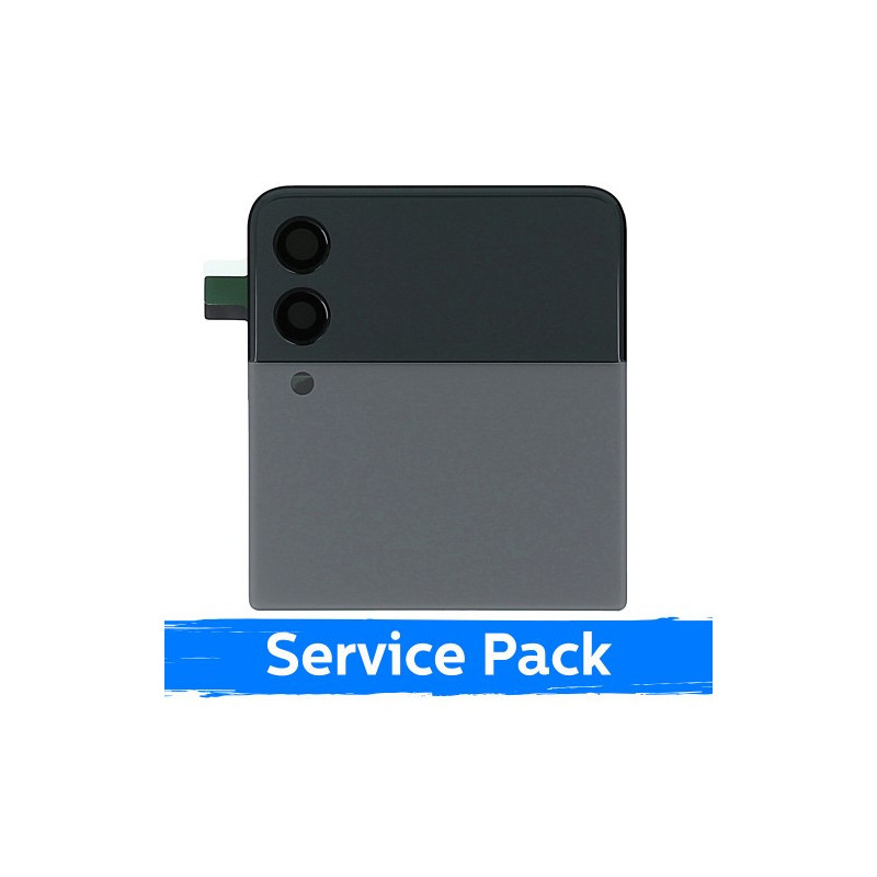 Ekranas skirtas Samsung F711 Z Flip3 (OUTER) su rėmeliu / Grey / (Service Pack)