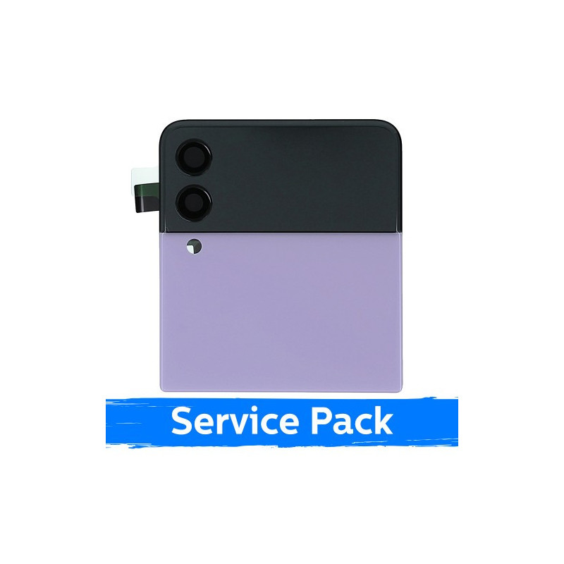 Ekranas skirtas Samsung F711 Z Flip3 (OUTER) su rėmeliu / Lavender / (Service Pack)