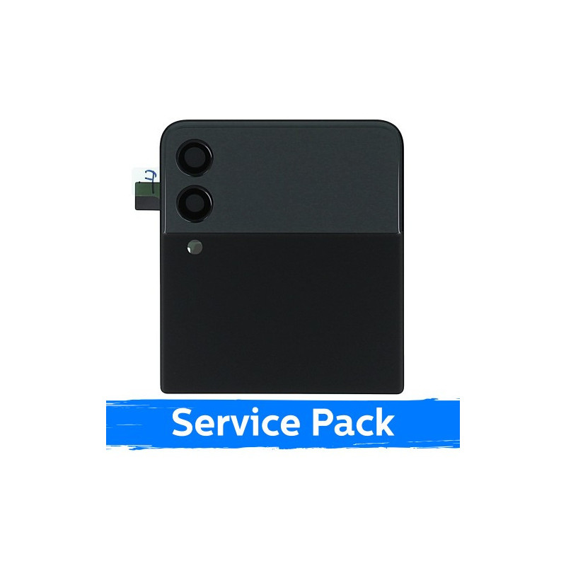 Ekranas skirtas Samsung F711 Z Flip3 (OUTER) su rėmeliu / Phantom Black / (Service Pack)
