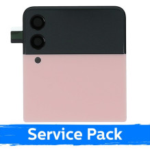 Ekranas skirtas Samsung F711 Z Flip3 (OUTER) su rėmeliu / Pink / (Service Pack)
