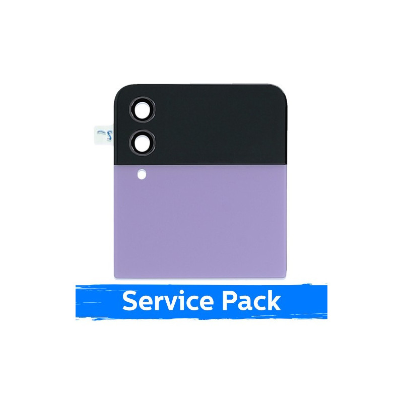 Ekranas skirtas Samsung F721 Z Flip4 (OUTER) su rėmeliu / Bora Purple / (Service Pack)