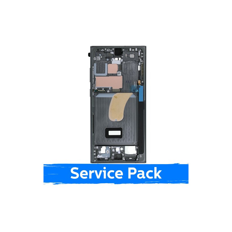 Ekrano rėmas / vidinis korpusas skirtas Samsung S918 S23 Ultra / Green / (Service Pack)
