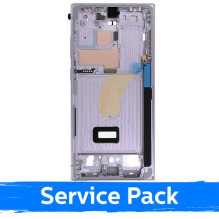 Ekrano rėmas / vidinis korpusas skirtas Samsung S918 S23 Ultra / Lavender / (Service Pack)