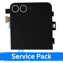 Ekranas skirtas Samsung F741 Z Flip6 (OUTER) su rėmeliu / Silver Shadow / (Service Pack)