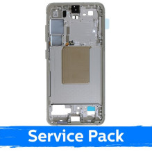 Ekrano rėmas / vidinis korpusas skirtas Samsung S921 S24 / Amber Yellow / (Service Pack)