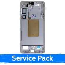 Ekrano rėmas / vidinis korpusas skirtas Samsung S926 S24 Plus / Marble Grey / (Service Pack)