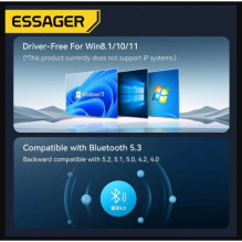 Adapter Essager 'Bei' black (USB / Bluetooth 5.3) Adapter Essager 'Bei' black (USB / Bluetooth 5.3)