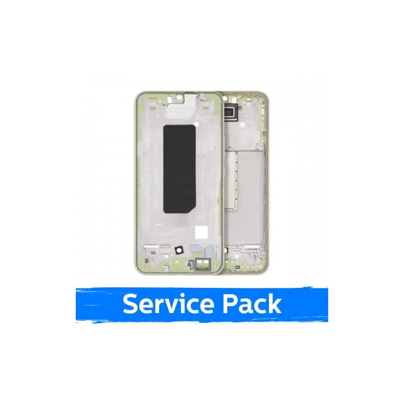 Ekrano rėmas / vidinis korpusas skirtas Samsung A346 A34 5G / Lime / (Service Pack)