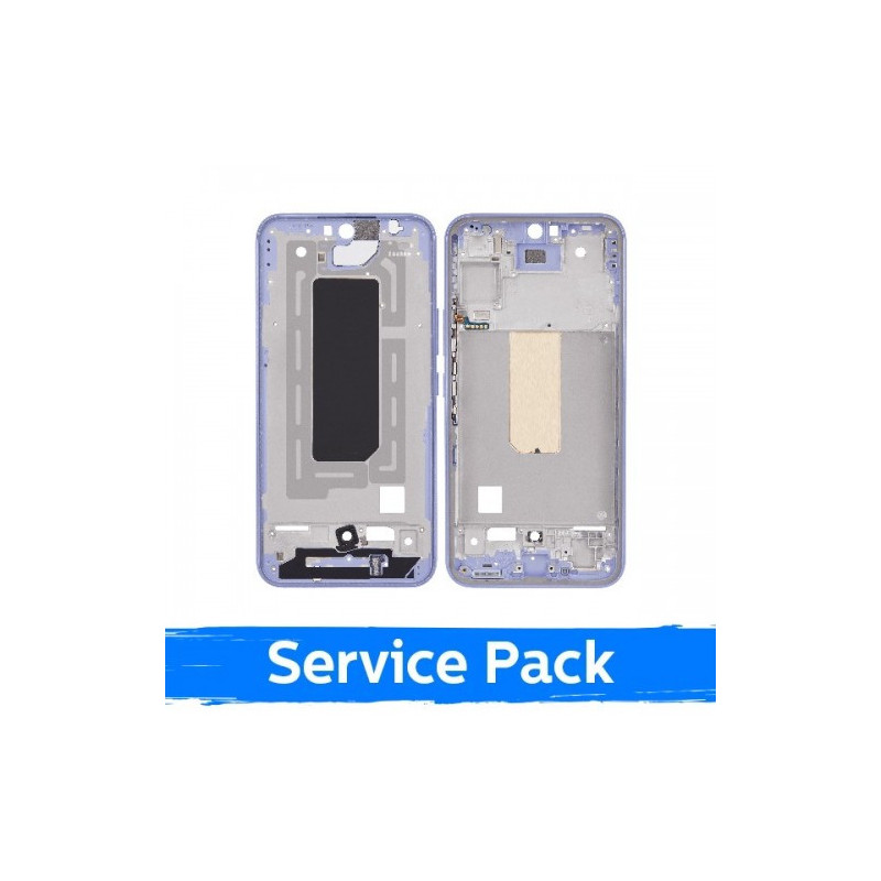 Ekrano rėmas / vidinis korpusas skirtas Samsung A546 A54 5G / Violet / (Service Pack)