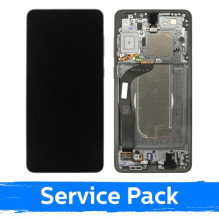 Ekranas skirtas Samsung S937 S25 Edge su rėmeliu / Titanium Jet Black / (Service Pack)