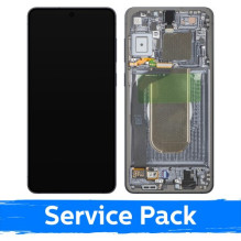 Ekranas skirtas Samsung S937 S25 Edge su rėmeliu / Titanium Silver / (Service Pack)