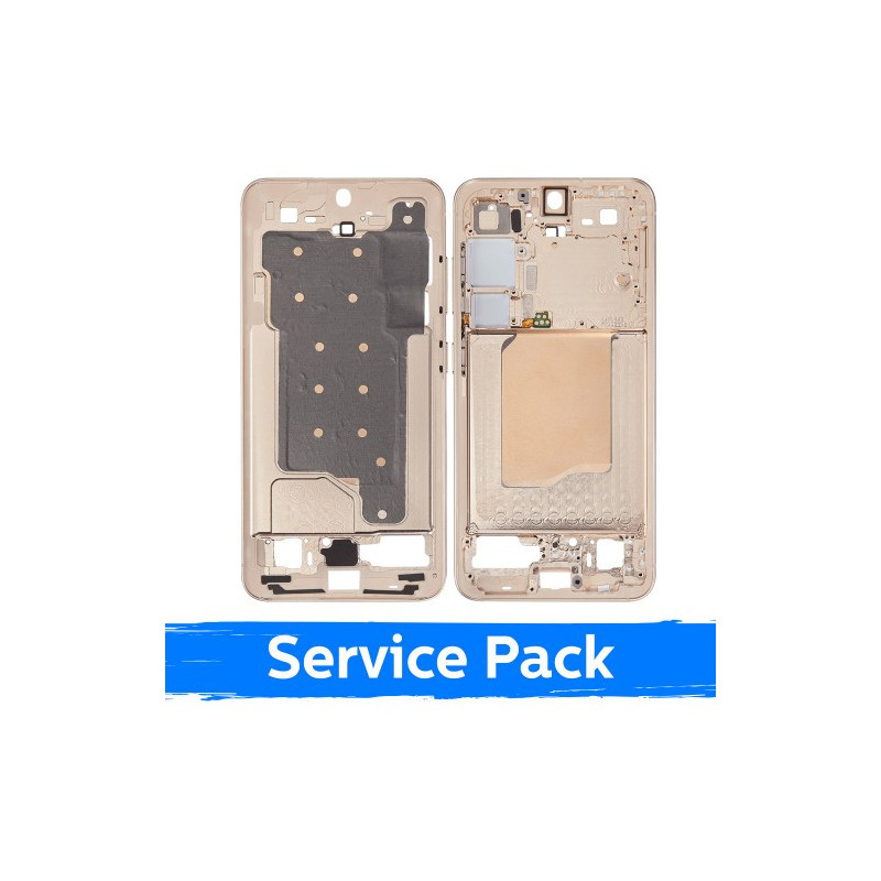 Ekrano rėmas / vidinis korpusas skirtas Samsung S931 S25 / Pink Gold / (Service Pack)