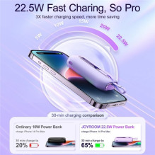 External battery Joyroom "JR-L012" black 10000mAh (22.5W) External battery Joyroom "JR-L012" black 10000mAh (22.5W)