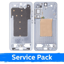 Screen frame / inner housing for Samsung S936 S25 Plus / Ice Blue / (Service Pack)