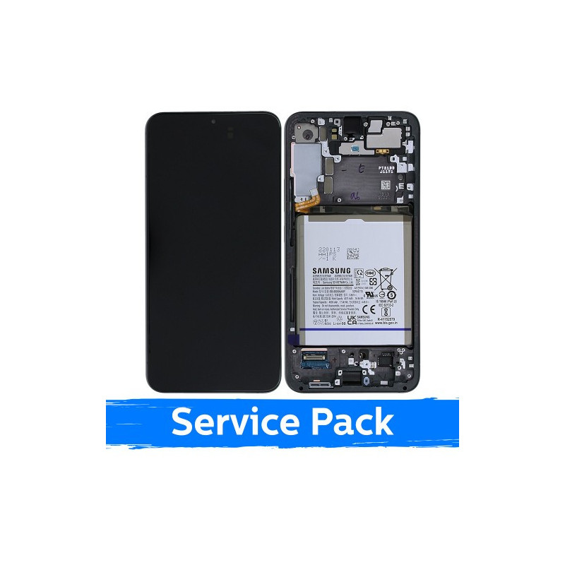 Ekranas skirtas Samsung G996 S21 Plus su rėmeliu / Phantom Black / (Service Pack) +INCLUDING BATTERY