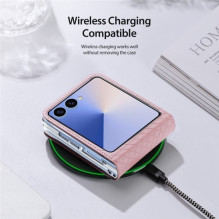 Case Dux Ducis "Bril" for Samsung F761 Z Flip7 pink