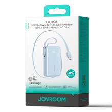 Išorinė baterija Joyroom "JR-PR2 Mini" melsvas 10000mAh (35W)