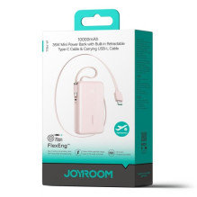 External battery Joyroom "JR-PR2L" pink 10000mAh (35W)