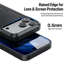 Dėklas Dux Ducis "Pocard" skirtas Apple iPhone 17 Pro Max juodas