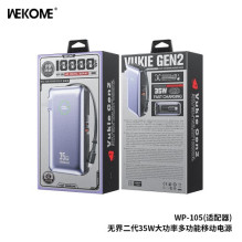 External battery WK Design "WP-105" gray 10000mAh (35W)