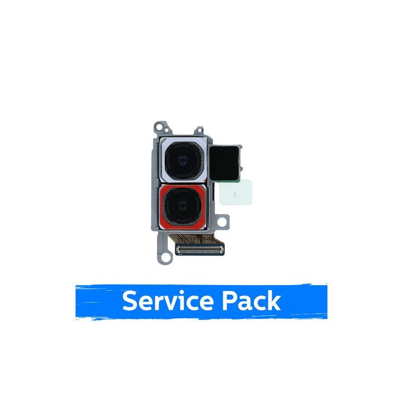 Kamera skirta Samsung G985 (G986) S20 Plus galinė / (dual) 64M AF + 12M / (Service Pack)