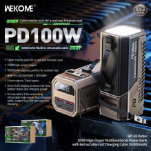 External battery WK Design "WP-69" gray 50000mAh (100W)