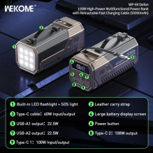 External battery WK Design "WP-69" gray 50000mAh (100W)
